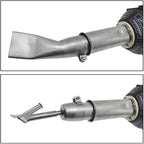 1600W Hot Air Plastic Welder Gun, Flooring Tool Set Handheld Torch Welder Pistol Vinyl PVC TPO Welding Heat Gun Roofing Flooring Welding Repair Tool Set with Seam Tester Prob, Various Welding Nozzles