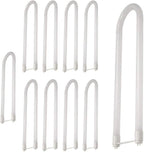 GoodBulb 15.5W T8 U Bend Fluorescent 6" Tube 5000K Daylight Medium Bi-Pin Base 2100 Lumesn 50000 Life Hours 13 Watts Car Dealership Lighting 10 Pack