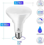 Energetic 12-Pack BR30 LED Recessed Light Bulb, 8.5W=65W, 4000K Cool White, 650LM, Dimmable Ceiling Flood Light Bulb for Cans