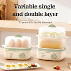 12 Egg Cooker For Hard Boiled Eggs, 5-Speed Timing Function, Medium, Egg Poacher, Rapid Egg Boiler With Auto Shut Off, Electric Food Steamer For Cooking Vegetables, Egg Boiler.