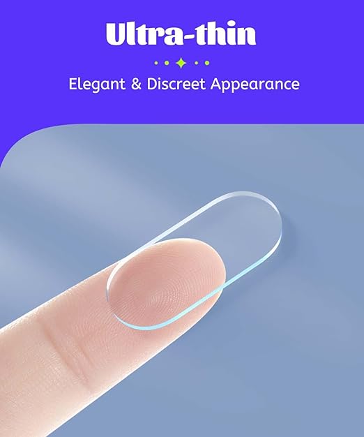 Removable Car Double Sided Glue Sticky Dots, Strong Hold Adhesive Dots for Car Dashboard Decorations, No Residue Transparent Mounting Tape for Auto Accessories 268pcs