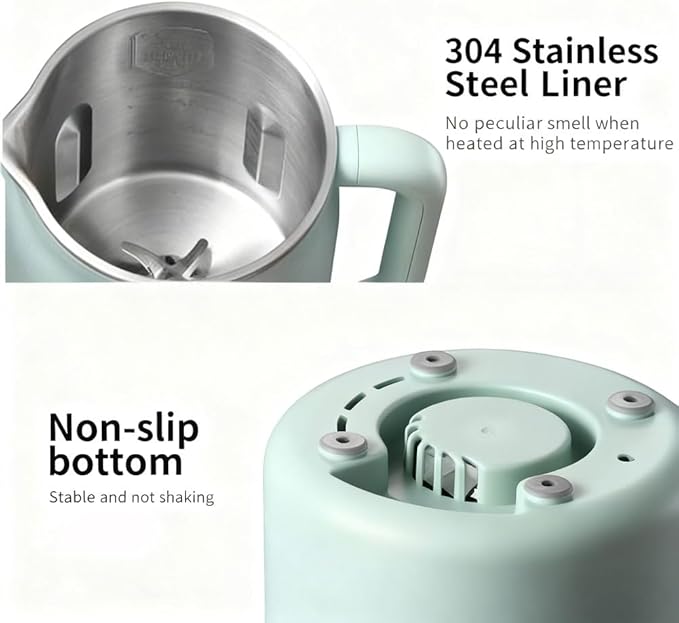 Nutripour - The 8-in-1 Multifunction Nut Milk Maker Machine, 40.32oz Nutmilk Maker Machine with 12 Blades, Automatic Soy Milk Maker for Homemade Oat, Soy, Juice with Delay Start/Self Cleaning