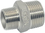 1" x 3/4" Male Threaded Reducing Nipple Fitting/Adapter,Stainless Steel SS304 NPT Pipe Hex Reducer