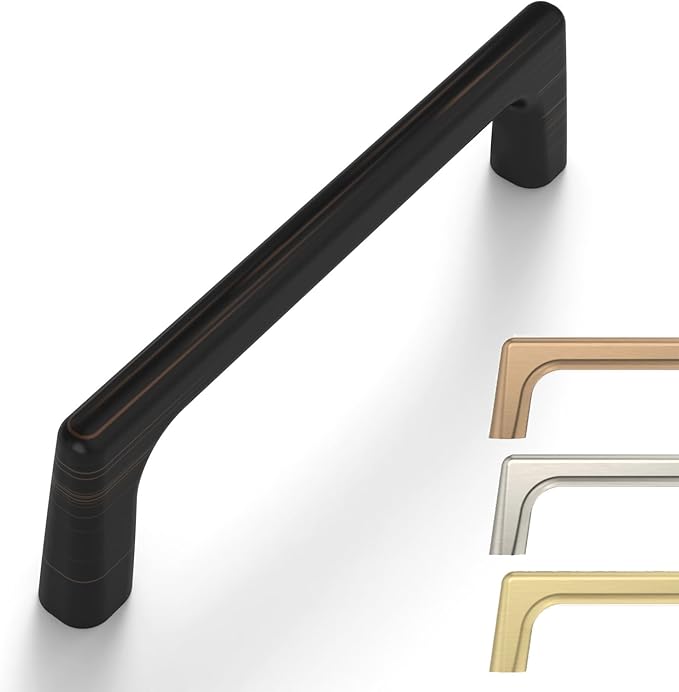 10 Pack Oil Rubbed Bronze Cabinet Pulls 3.75 Inch Kitchen Cabinet Handles Cabinet Hardware Kitchen Handles for Cabinets Cupboard Handles Bronze Kitchen Pulls Drawer Handle