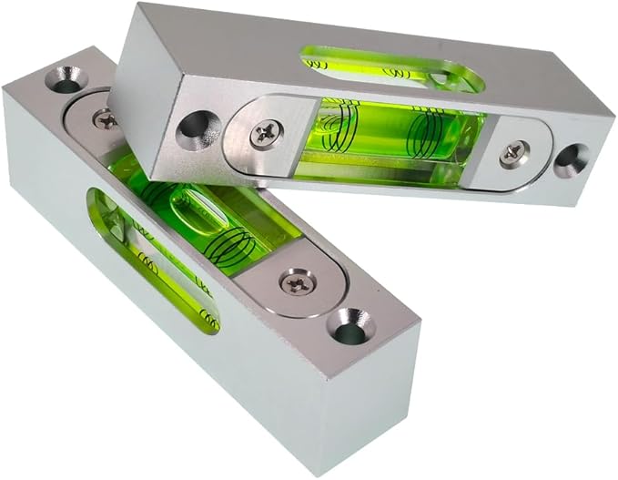 High precision aluminum alloy metal adjustable level bubble small square bar luminous magnetic length 90 hole pitch 78MM