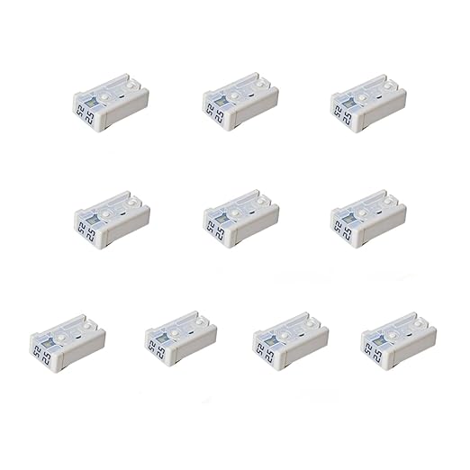 10 Pcs 0695025.PXPS Slotted MCASE Cartridge Fuse, 25A, 32V