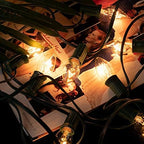 100 Pack C7 Christmas Replacement Light Bulbs, C7 Clear Incandescent Bulb for Christmas String Light, E12 Candelabra Base, 5 Watt, Clear