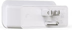 ELEGRP Triple Outlet Extender, 3-Prong Grounded Wall Tab, Multiple Outlet Extender Adapter Plug with 3 Electrical Outlets for Travel Home Hotel Office, ETL Listed, 2 Pack, White