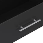 2 Drawer Short Tower Closet Unit, Modular Closet System, Wood Closet System Organizer with Storage for Walk In Closets, Clothing Rack Closet for Hanging Clothes, Bedroom, Black, 25.5"W