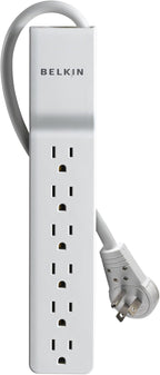 Belkin 6-Outlet Commercial Power Strip Surge Protector, 6ft Cord, 720 Joules, White