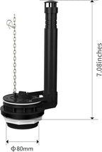 R&T 3-Inch Toilet Flapper Valve Adjustable Flush Volume Toilet Repair Kit for 2-piece Toilet A21026