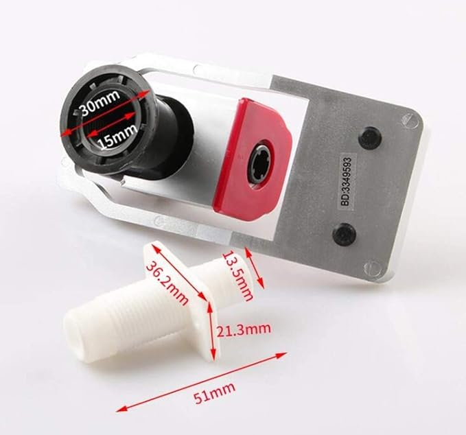 Water Cooler Faucet Replacement Red and Blue Plastic Water Dispenser Fits Adaptor Hot Cold Water Faucet Replacement, 2 Pieces