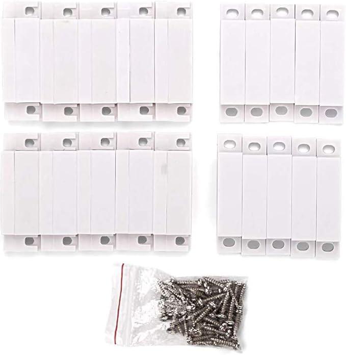 10pcs Surface Mount Alarm 10W 100V 0.5A in Max Magnetic Contact Ideal for Door Window Security