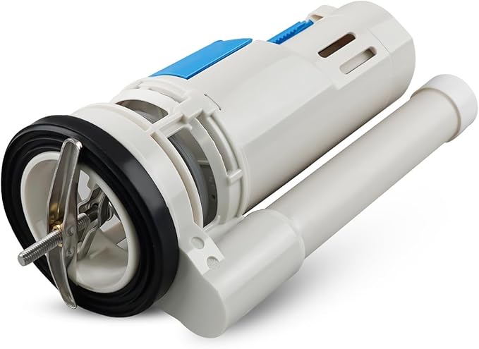 2-Inch Toilet Flush Valves, Dual Flush Valve Toilet Repair Kit Compatible with One Piece Toilets Top Push Button Valve, 8" Height