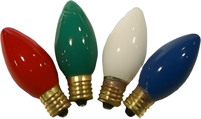 Brite Star 4Ct C9 Replacement Bulbs, Multi