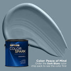 Rust-Oleum Color Spark Interior Paint and Primer in One, Eggshell, Peace of Mind, 1 Gallon