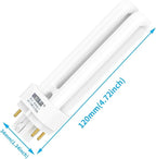 120V/4100K/60HZ PLC-13W 4 Pin G24q-1,Double Tube, ETL Listed Compact Fluorescent Light Bulb - Replaces Sylvania 20671 CF13DD/E/835-Philips 38327-3 PL-C 4P/Alto & GE 97596 F13DBX/835/ECO4P. Nice Gifts