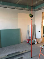 Firecore 13 Ft./4m Telescoping Laser Pole with 1/4-Inch by 20-Inch Laser Mount, Adjustable Laser Level Mounting Pole for Rotary and Line Lasers-FLP400A