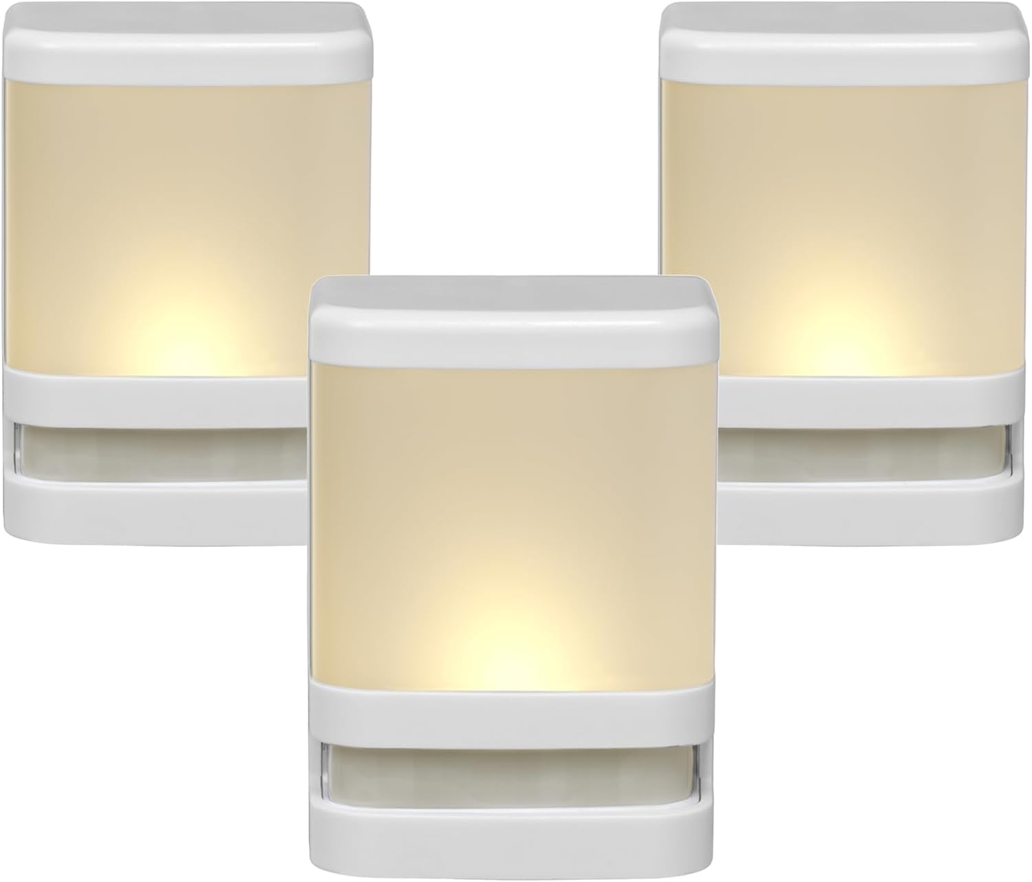 BL615-3 Battery Operated Motion Activated LED Deck and Stair Light, Outdoor or Indoor Use, Weather Resistant, White