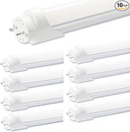Aolyty T8 LED Tube Light, 13W Shop Light 6500K Super Bright Dual End Powered No Ballast Bypass Light fixtures 3ft 35" for Warehouse, Garage, Office, Home - 10 Pack