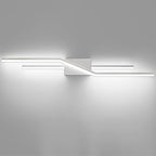 SOLFART 40 Inch Bathroom Light Fixtures Vanity Lights Over Mirror Brushed Nickel LED Light Fixtures Vanity Lights for Bathroom DIM