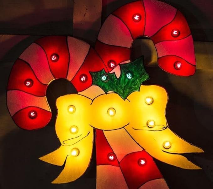 Novelty Lights Christmas Replacement Bulbs - Outdoor Individual Bulbs for Events, Holiday Parties, Patios, and More - C7/E12 Candelabra Base, 5 Watt Lights (Yellow, 25 Pack)