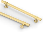 Asidrama 10 Pack 6.3 Inch(160mm) Brushed Gold Kitchen Cabinet Handles, Cabinet Pulls Kitchen Cabinet Hardware Cupboard Handles Drawer Pulls