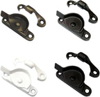 QCAA Zinc Die Cast Window Sash Lock, 2-7/16",White, 8 Pack, Made in Taiwan