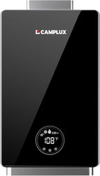 CAMPLUX Propane Tankless Water Heater, Instant Hot Water Heater, 3.18 GPM On Demand, Propane, Indoor, Black