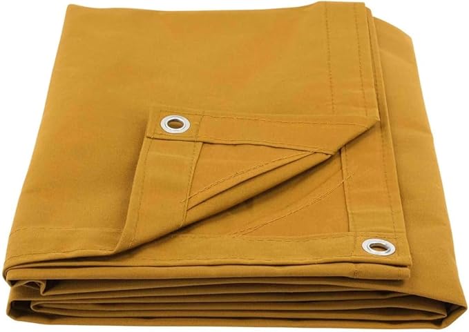 Mytee Products 16' x 20' Tan Canvas Tarp 12oz Heavy Duty Water Resistant