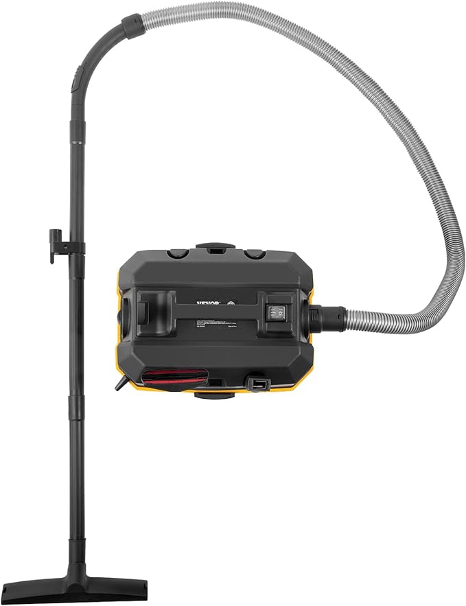 VEVOR Shop Vac Wet and Dry Vacuum Cleaner 4 Gallon 5 Peak HP - Powerful Suction with Blower Function & Attachments 3-in-1 Crevice Nozzle - Perfect for Car Carpet Debris Pet Hair Black/Yellow
