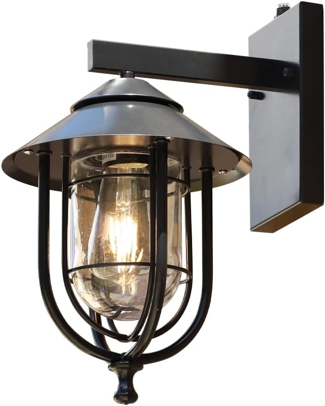 merley Porch Lights Outdoor Modern Wall Lights with Dusk to Dawn Sensor, Rust-Proof & Weather-Resistant Design, Easy to Install – Ideal for House