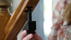 Adjustable Angle Connectors with Satin Black Shoes: 12 Connectors 6 Flat 6 Rake Shoes (for Installing 1/2” Metal Balusters)