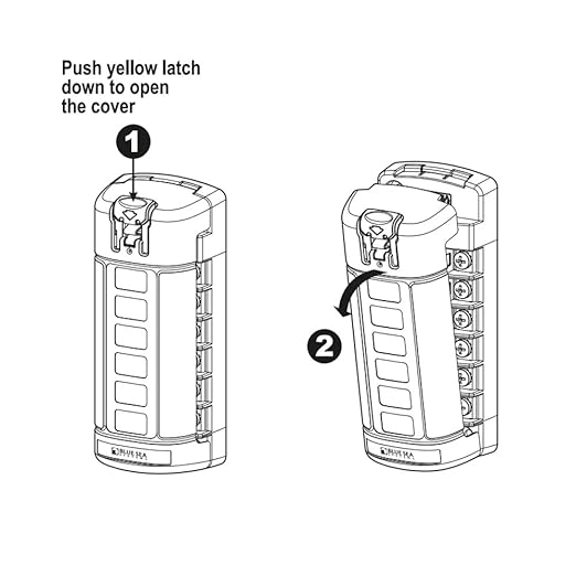 Blue Sea Systems 5037 ST Blade Fuse Block - Six Independent Circuits, 40 Amps