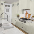 Nuvo Antique White Cabinet Makeover Kit - Easy DIY 7-Piece Set, Warm Cream, Long-Lasting Finish