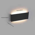 15"Modern LED vanity light,20W Dimmable 5 CCT (3000K-6500K) Adjustable Wall Lamp,Up and Down Wall Lighting,Indoor Wall Sconce for Bedroom,Staircase,Hallway,Dressing Table, 4Pack（Black）