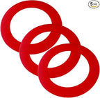 5 PCS Silicone Toilet Flush Valve Seal Replaces 630-0030,Flush Valve Service Kit for Mansfield 210 211 and 160,Toilet Tank Gasket Replacement Parts