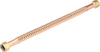 Solimeta 18" Connector for Water Heater with 3/4" FIP and 3/4" FIP Ends, Copper
