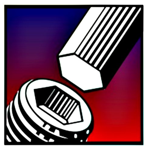 Eklind Tool 61924 3/8" Power-T T-Handle Hex T-Key Allen Wrench