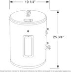 GE Appliances 18 Gallon Versatile Plug and Play Electric Water Heater with Adjustable Thermostat, Easily Installs Where You Want It, 120 Volt