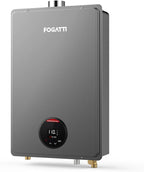 FOGATTI Natural Gas Tankless Water Heater Indoor - Max 5.1 GPM 120,000 BTU, CSA Certified Compact Design On Demand Instant Hot Water Heater - Instagas Comfort 120S Series