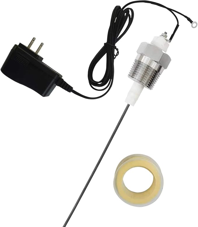 Powered Anode Rod for Water Heater Tank, Electric Anode Rod for Hot Water Heater, Electrical Titanium Anode Rod, Eliminates Rotten Egg Smell (Model B)