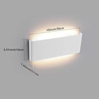 15"Modern LED vanity light,20W Dimmable 5 CCT (3000K-6500K) Adjustable Wall Lamp,Up and Down Wall Lighting,Indoor Wall Sconce for Bedroom,Staircase,Hallway,Dressing Table,2 Pack（White）