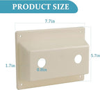 Shower faucet cover RV Camper trailer shower board replacement Faucet Mount KIT Faucet Bezel Stand Off Faucet Cover,Parchment