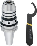 1/64"-1/2" BT40 CNC Integral EX-POWER Universal Chuck Holder, Titanium Jaws, One-piece