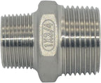 1" x 3/4" Male Threaded Reducing Nipple Fitting/Adapter,Stainless Steel SS304 NPT Pipe Hex Reducer