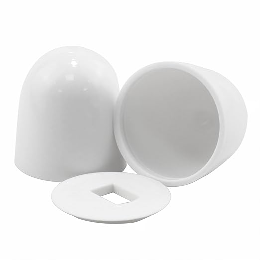 1Set Toilet Accessories Toilet Flange Bolts Universal Toilet Bolt and Cover Set Includes Closet Bolts Nuts and Washers for Most Toilets