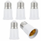 E26 to E26 Socket Extender, 3CM/1.2IN Socket Extension, Lamp Bulb Socket Extension, Lamp Holder Adapter165℃ Heat-Resistant No Fire Hazard, Standard Light Bulb Base Extensio (5)