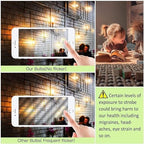 E26 Dimmable Led Tubular Light Bulbs, 60 Watt Equivalent,8.9 inch T10 Long Edison Bulbs, 6W 2700K Warm White 600LM Dimmable Warm Light, Vintage Clear Tube Edison Bulbs for Desk Lamps,Wall Sconces