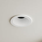 TORCHSTAR 3 Inch 5CCT Anti Glare LED Recessed Lights with J-Box, Trimless Gimbal LED Recessed Ceiling Light, Deep Trim Canless Downlight, 2700-5000K Selectable, Ultra Narrow Frame, ETL FCC, Pack of 4